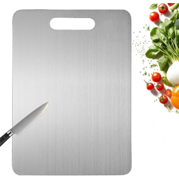 Titanium Cutting Board - 100% Pure Double-Sided Chopping Board, Dishwasher Safe & Durable for Meat, Vegetables Fruits. 2026 New Professional Home Kitchen