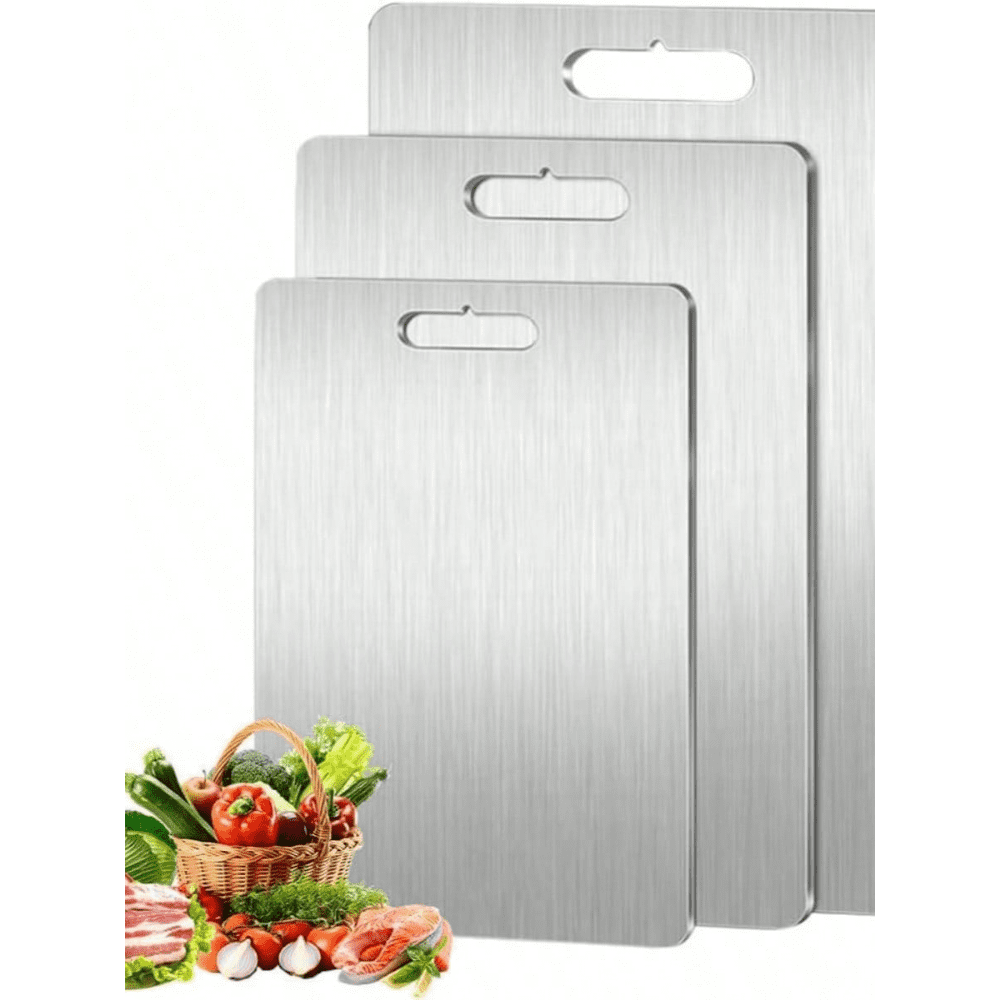 ZhyrZng New Titanium Cutting Board Titanium Cutting Boards For Kitchen 1 Pack Double Sided Food Grade Meats Utensils Gadgets