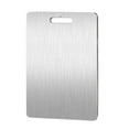 thumbnail image 1 of Titanium Cutting Board, 2025 New Titanium Cutting Board for Kitchen, 304 Stainless Steel Food Grade Cutting Boards for Meat Fruit & Vegetable, 1 of 4
