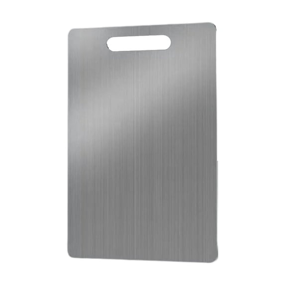 Titanium Cutting Board, 2025 Upgraded 100% Pure Titanium Cutting Board, Double Sided Food-Grade Stainless Steel Dishwasher Safe Cutting Boards for Meat Fruit & Vegetable (18 * 11.8 inch)