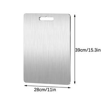 Titanium Cutting Board, Cutting board titanium, Stainless Non Stick Chopping Board, Countertop Non Slip, Dishwasher Safe Ideal, Perfect for Various Cooking Tasks (11 * 15.3in)