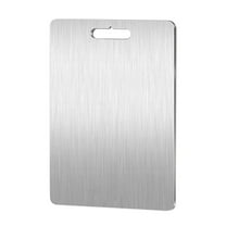 Titanium Cutting Board-Stainless Steel Cutting Board for Kitchen 304 Chopping Board Food,100% Pure Titanium Cutting Boards, Double-Sided Titanium Cutting Board for Cutting Vegetables And Meat