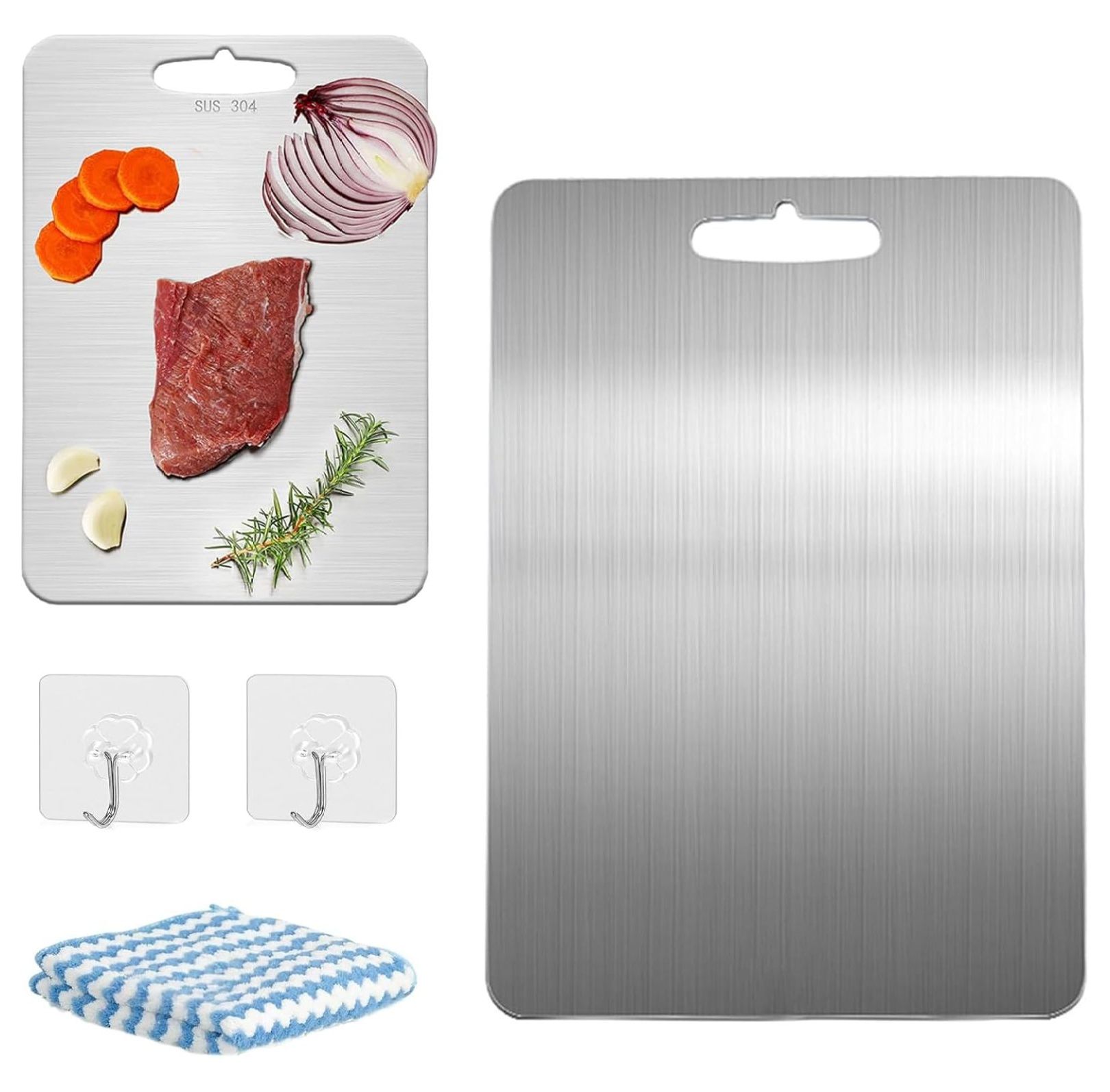 Titanium Cutting Board, Taima Pure Titanium Cutting Board for Kitchen