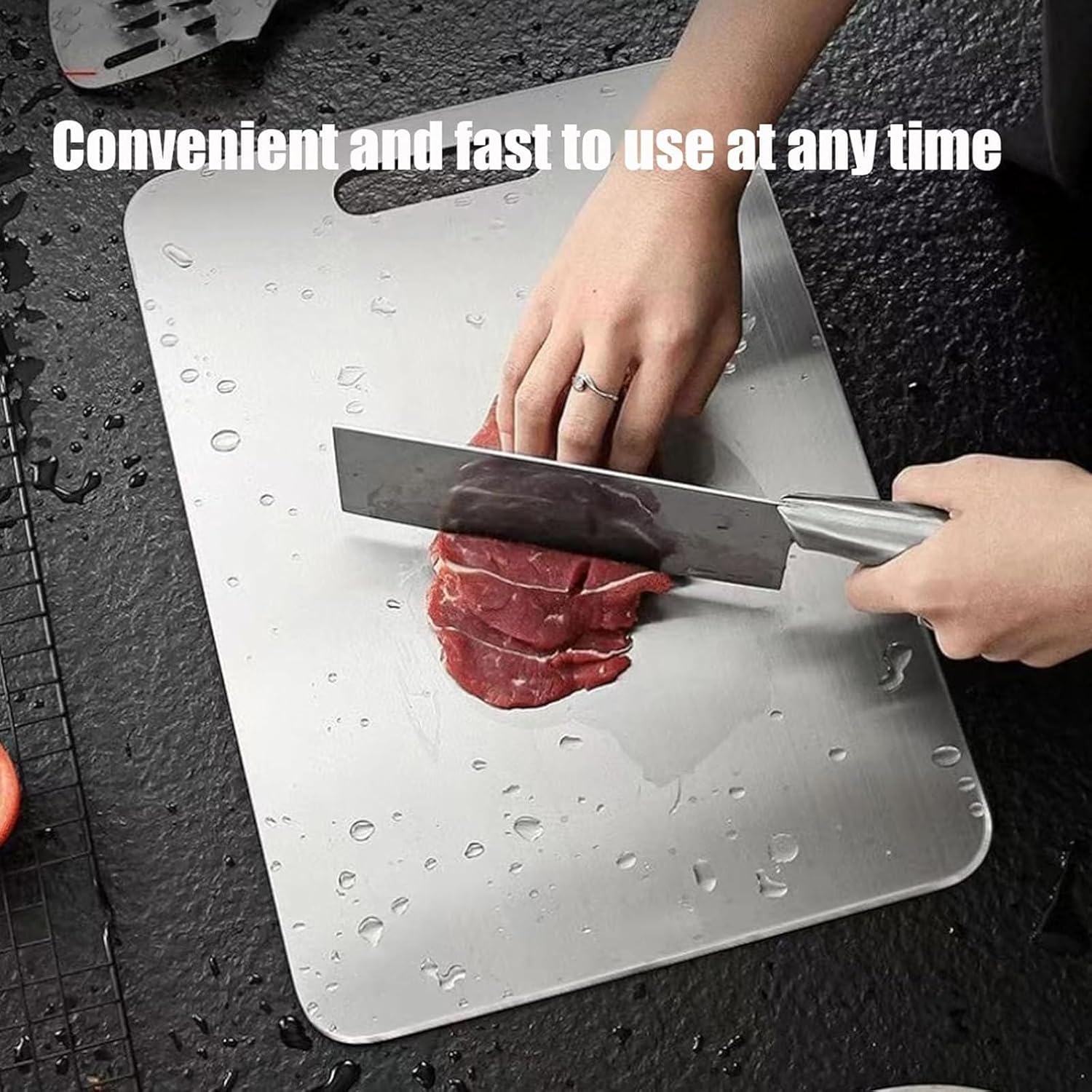 Titanium Cutting Board, Taima Titanium Cutting Board, 304 Stainless