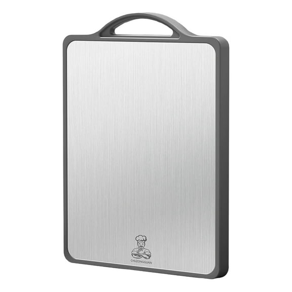 Titanium Cutting Board for Kitchen, Cutting Board Double Sided Food Grade, Pure Titanium and Wheat Straw PP, Easy to Clean Large Size 16”×11”