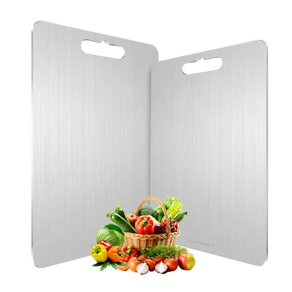 Titanium Cutting Board for Kitchen High-Performance Sleek Durable Rust-Proof Ideal for Meat Veggies Every Meal 14x10inch