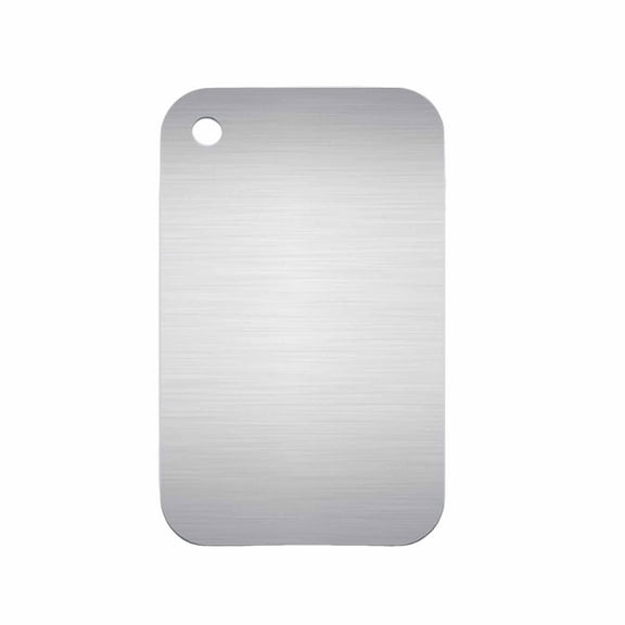 Titanium Cutting Board for Kitchen-Stainless Steel Food-Grade Non- Cutting Board for Meat,Vegetables,and Fruit-Dishwasher Safe & Durable
