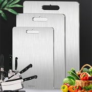 Titanium Cutting Boards - 100% Pure Titanium Cutting Boards for Kitchen - Cutting Edge Hygiene & Durability, Double Sided Large Non Toxic Cutting Board