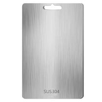 Titanium Cutting Boards - 100% Pure Titanium Cutting Boards for Kitchen - Cutting Edge Hygiene & Durability, Double Sided Medical-grade Titanium Cutting Mat from Japan, Silver