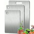 thumbnail image 1 of Titanium Cutting Boards - 3 Pack 100% Pure Titanium Cutting Boards for Kitchen, 2025 Non-Slip Kitchen Chopping Board for Meat, Vegetables and Fruits, Scratch Resistant & Easy to Clean, 1 of 8