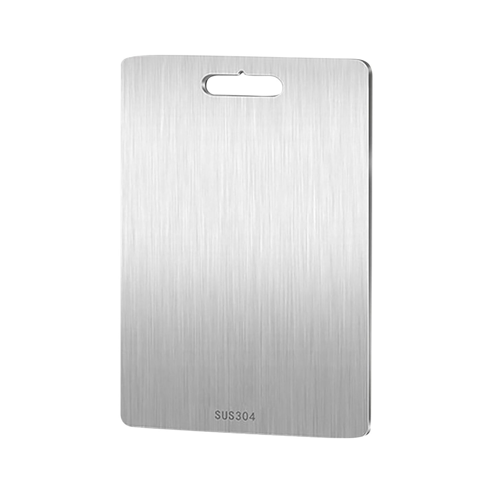 Titanium Cutting Boards, New 100% Pure Titanium Cutting Boards for Kitchen, Double-Sided Food Grade Cutting Board, Chopping Boards Cutting Mat for Meat Fruit & vegetable (13.4 x 9 in)