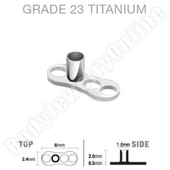 Titanium Dermal Anchor Base