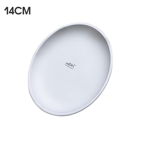 Titanium Dinner Plate with Smooth Edge, One-Piece Molding, and Stackable Design for Indoor and Outdoor Use