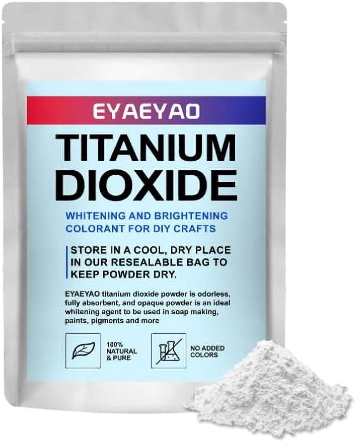 Titanium dioxide, titanium dioxide,8 ounces. Used as a colorant for ...