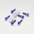 thumbnail image 1 of Titanium Disc Bolts Front M6x25mm Flanged Hex Pack x6 (TIDISCKIT-KZ1), 1 of 6