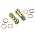 thumbnail image 1 of Titanium Double Banjo Bolt Rear Brake Caliper M10x(1.25mm) Race Spec Pack x2, 1 of 6