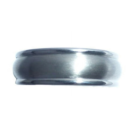 Titanium Double Line Wedding Band, 7mm