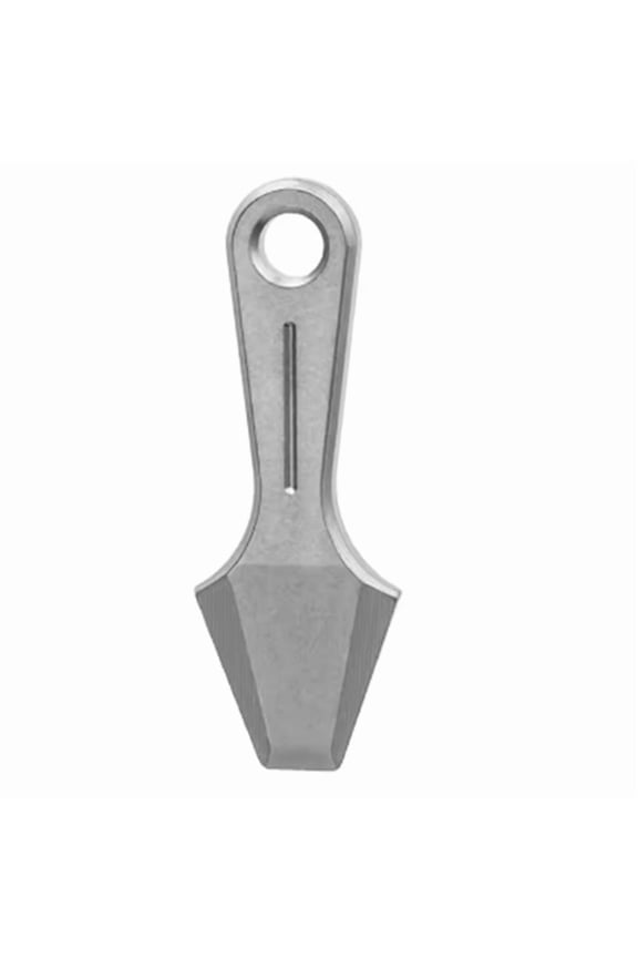 Titanium Pry Bar Mini Titanium Alloy Crowbar Keychain Pendant Tool Silver