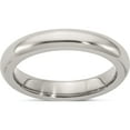 thumbnail image 1 of Titanium Edward Mirell Domed 4mm Polished Band (Size 6) Made In United States emr151-4mm-6, 1 of 5