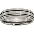thumbnail image 1 of Titanium Enameled Flat 6mm Satin Polished Band, 1 of 10