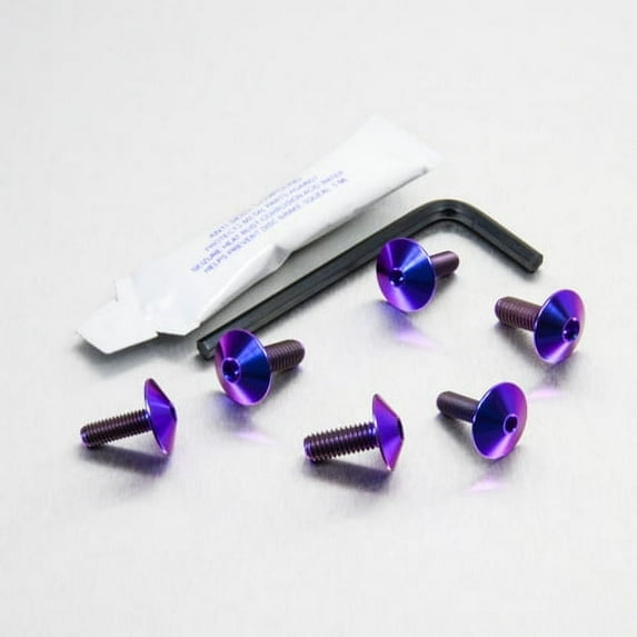 Titanium Exhaust Heat Shield Mount Bolt Kit (TIEXHEATSHIELD105)