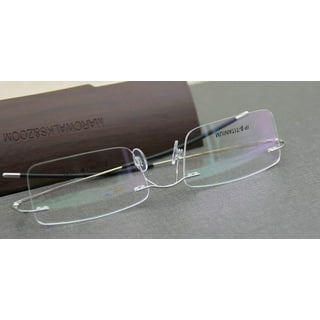 Women's Half Rimless Eyeglasses Frames Meta &TR90