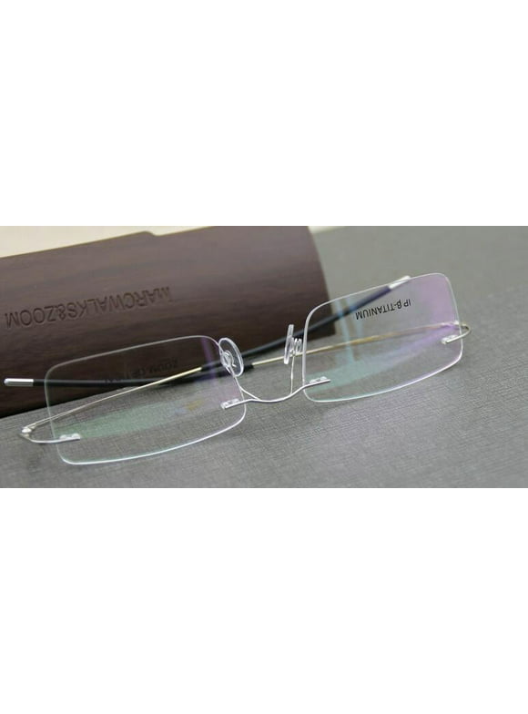 Titanium Eyeglass Frames Spectacles Light Weight Rimless Rx Mens Womens