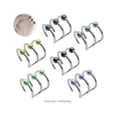 thumbnail image 1 of Titanium Fake Cartilage Triple Closure Ring Clip-On, 1 of 5