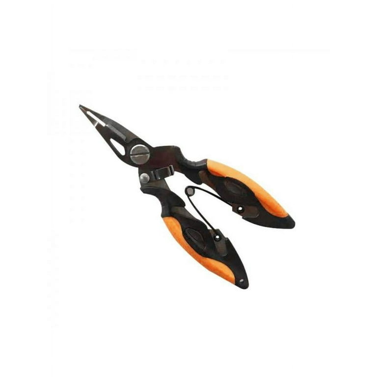 Titanium Fishing Plier Scissor Braid Line Lure Cutter Cutting Hook Remover  Tackle Tool 