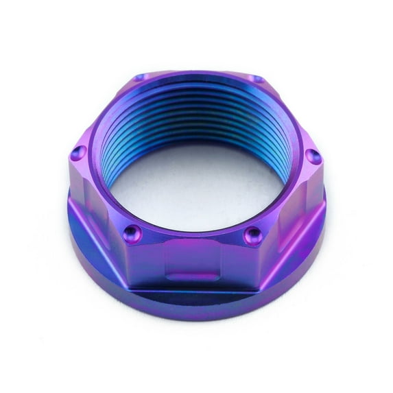 Titanium Flanged Axle Nut M25x(1.25mm) Swingarm Pivot AF 33mm