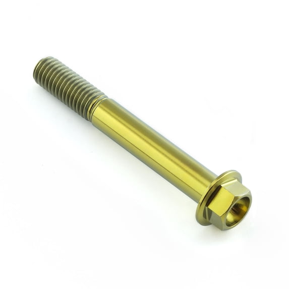 Titanium Flanged Hex Head M8x(1.25mm)x60mm (TIHX860)