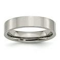 thumbnail image 1 of Titanium Flat 5mm Polished Band Size: 9; for Adults and Teens; for Women and Men, 1 of 6