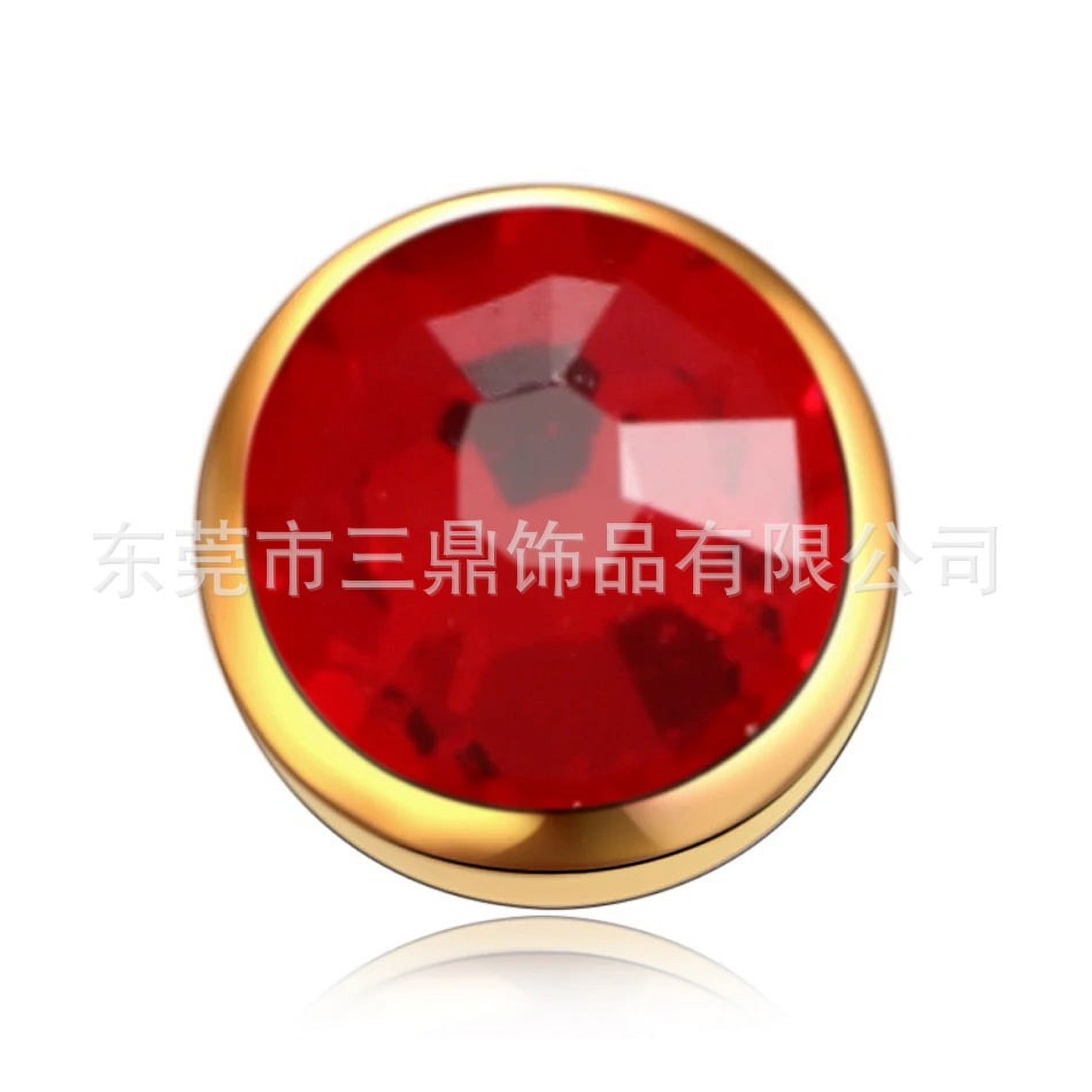 Titanium Gold Package with Czech Diamond Buried Bone Nail Skin Implant