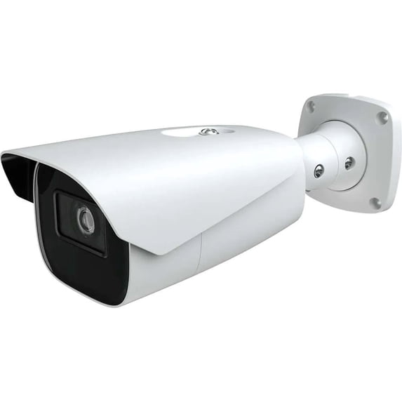 Titanium IP-5IR4A3B4-MZ-LR 4MP License Plate Capture IP IR Bullet Camera with Audio/Alarm & NDAA Compliant