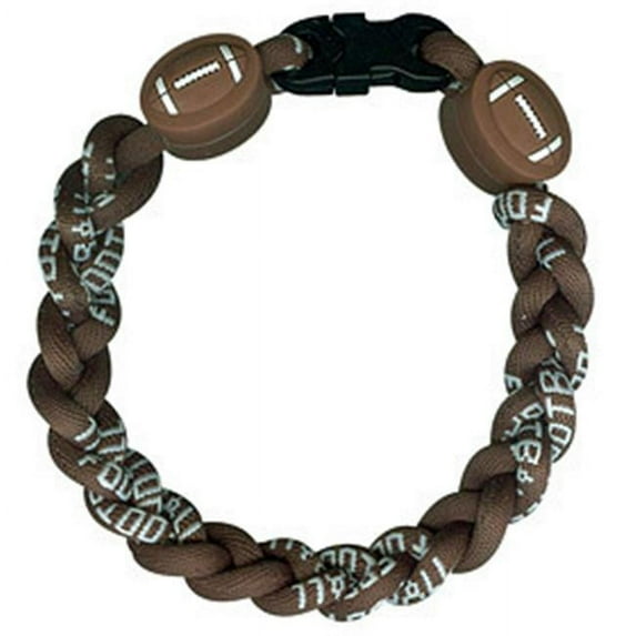 Titanium Ionic Braided Wristband Football