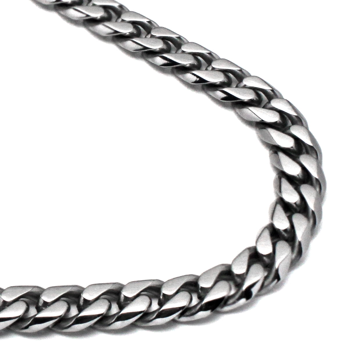 Titanium Kay Italian cut Titanium 10MM Curb Matte Finish Men's Gray Color Necklace Chain 22"