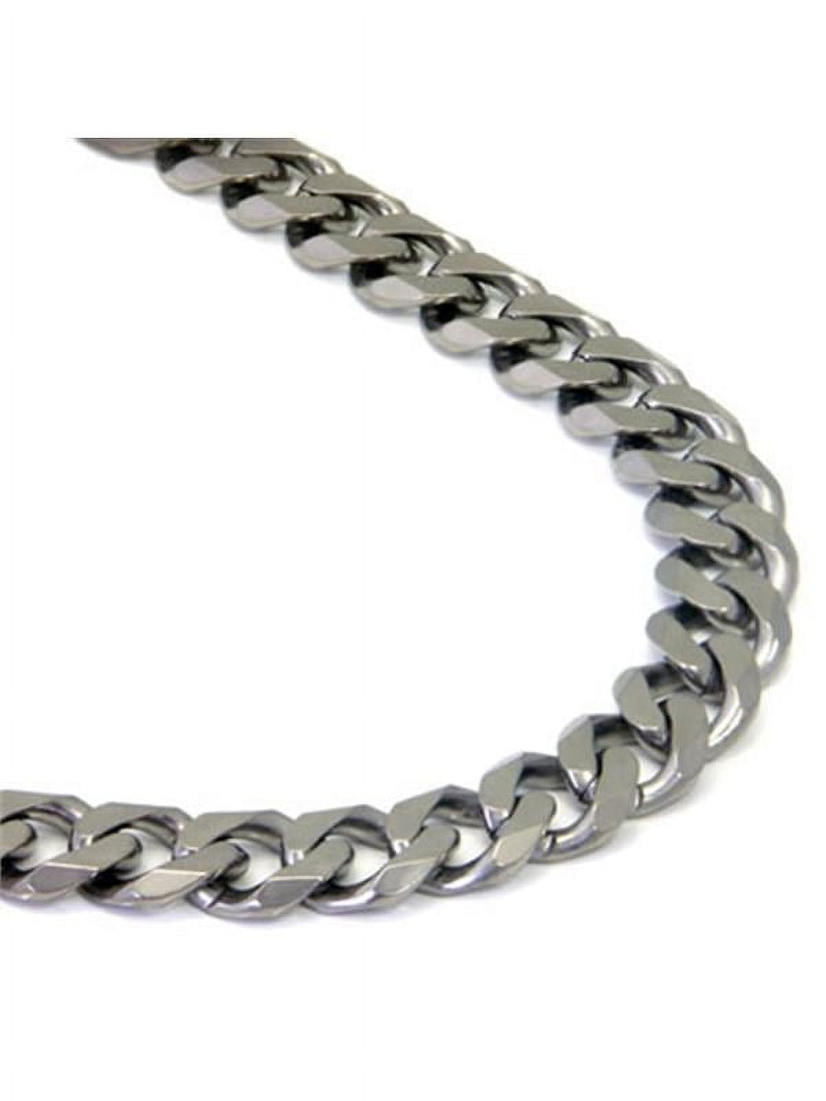 Mens titanium chain hot sale