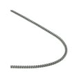 thumbnail image 1 of Titanium Kay Solid Titanium 2MM Curb Link High Polish Finish Chrome Color Necklace Chain 18", 1 of 4