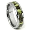 thumbnail image 1 of Titanium Kay Tungsten Carbide Green Riverstone Inlay Comfort Fit Mens Wedding Band Ring Sz 12.5, 1 of 4