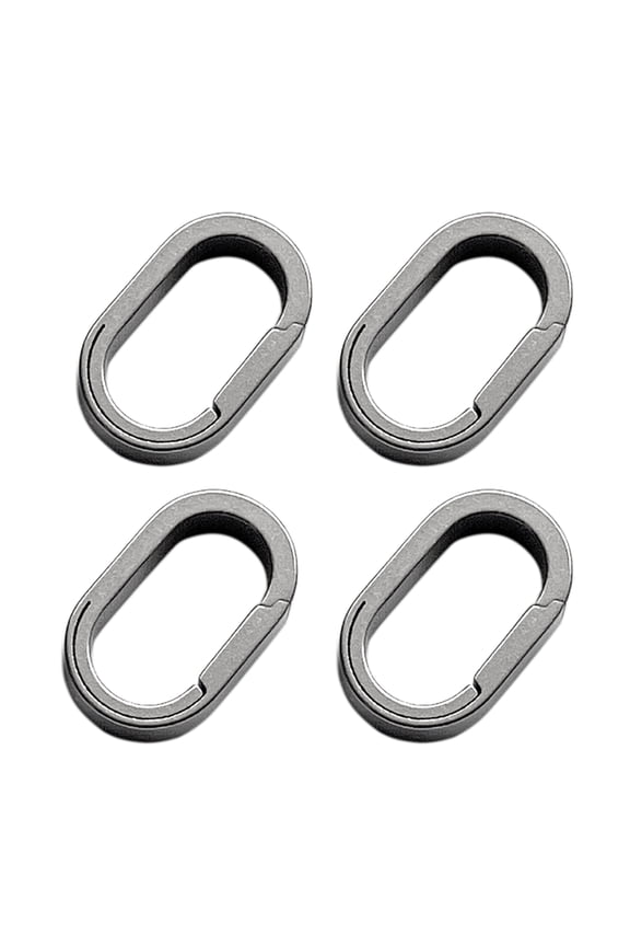 Titanium Key Rings Quick Release Multiple Links can be Connected to Make a Bracelet EDC Keychain