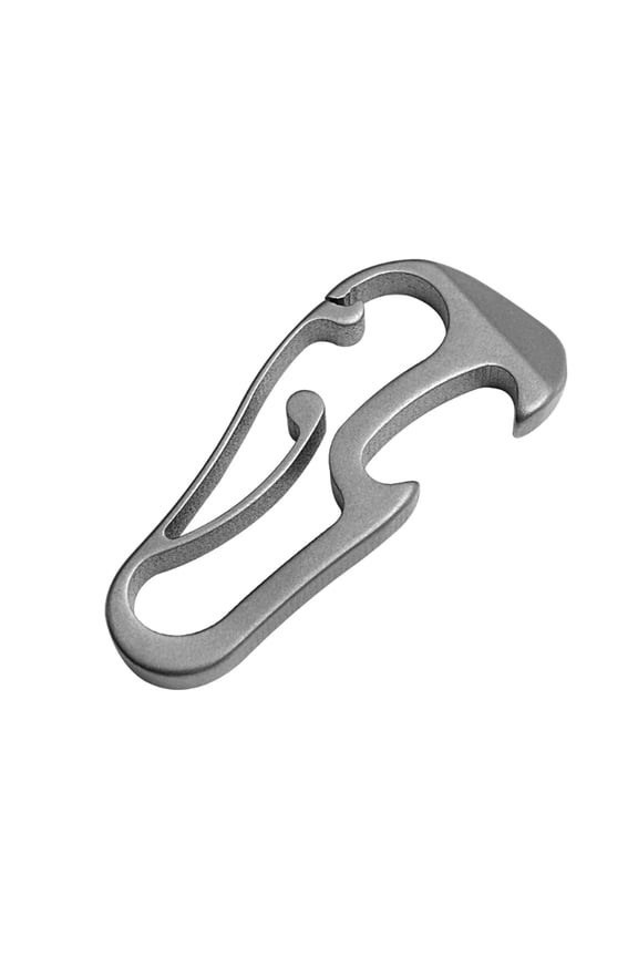 Titanium Keychain Light Weight Keyring Durability Key Holder Outdoor Gadget for Outdoor Camping and Hiking