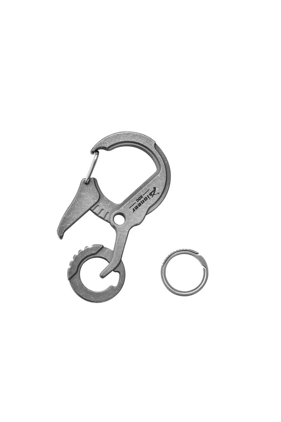 Titanium Keychain Multi-Functional EDC Pendant Organizer Keyholder with Bottle Opener Lightweight Carabiner