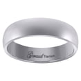 thumbnail image 1 of Titanium Mens Domed Comfort-Fit Wedding Band 6mm Size 10 Wedding Band for Men, 1 of 2