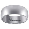 thumbnail image 1 of Titanium Mens Domed Comfort-Fit Wedding Band 8mm Size 9 Wedding Band for Men, 1 of 2