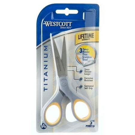 Titanium Micro Tip Scissors: 5 inches
