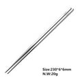 thumbnail image 1 of Titanium Non-Slip Chopsticks Lightweight And Environmentally Friendly Tableware Utensils Durable And Lightweight Tools Camping, 1 of 8