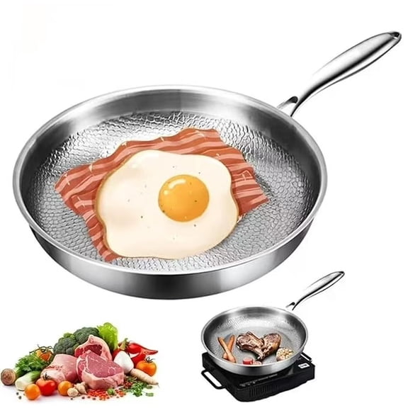 Titanium Pans for Cooking,2026 new Titanium Hammered Pan Pro,Non Stick Titaniums Hammered Pan, Chemical-Free, Extreme Heat-Resistant & Lasts a Lifetime