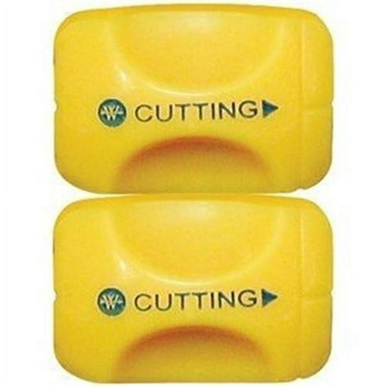  Westcott Paper Trimmer Titanium Bonded Replacement Cutting  Blades for use with Trimmers 13782 and 13779, Pack of 2 (13780),Yellow :  Paper Trimmer Refill Blades : Office Products