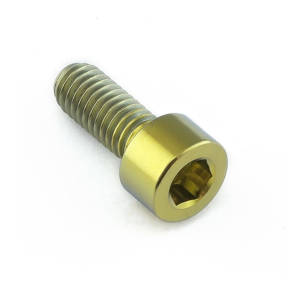 Titanium Parallel Socket Cap M6x(1.00mm)x15mm DIN 912 (TIPB615)