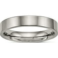 thumbnail image 1 of Titanium Polished 4mm Flat Comfort Fit Band (Size 11.5) Made In China tb467-11.5, 1 of 5